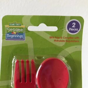 Sesame Street Fork and Spoon for Babies